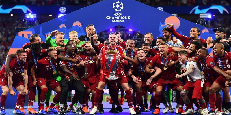 Liverpool ăn mừng chức vô địch C1 dưới thời HLV Jurgen Klopp